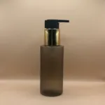 100ML PET G Round Frosted Black with 24/410 Long Beak Pump - Premium Packaging for Skincare and Personal Care