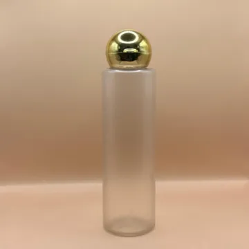 100ML PET Sleek Bottle with 24/410 Dom Flip-Top Cap for Skincare and Personal Care Packaging