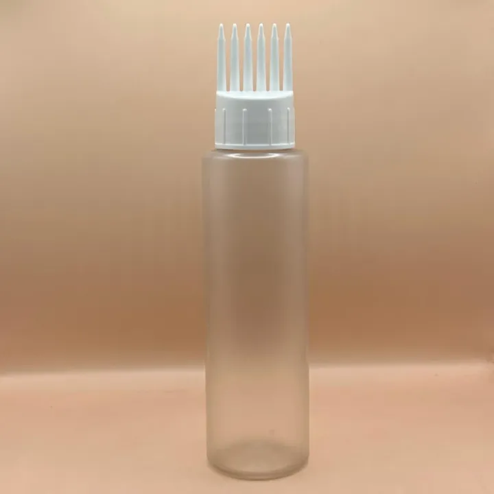 100ML PET Sleek Bottle with 24/410 Comb Applicator - Perfect for Hair Care and Personal Care Products