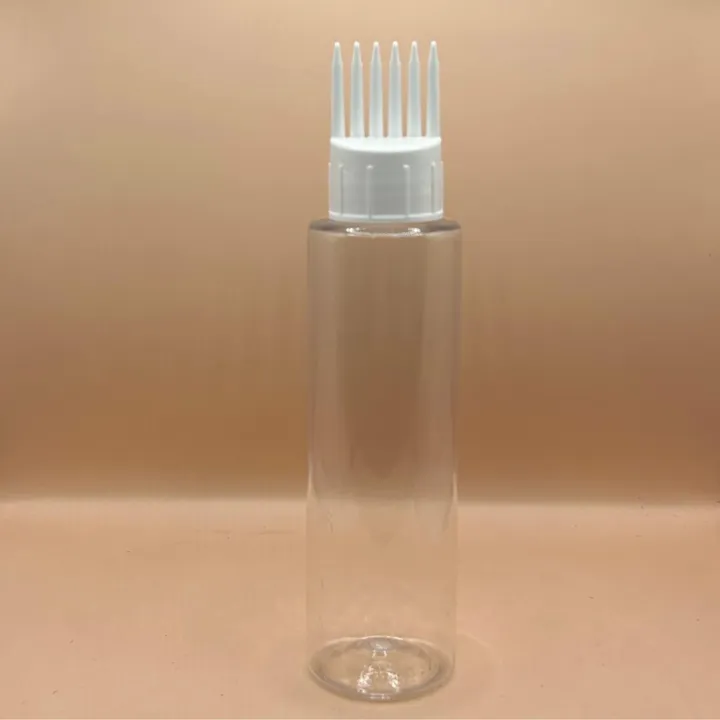 100ML PET Sleek Bottle with 24/410 Comb Applicator - Perfect for Hair Care and Personal Care Products