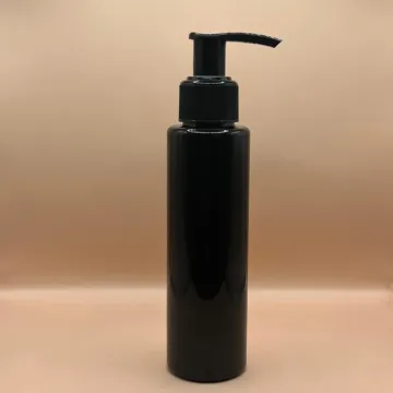 100ML PET Sleek Bottle with 24/410 L1 Dispenser Pump Ribbed | Durable Packaging for Lotions & Creams