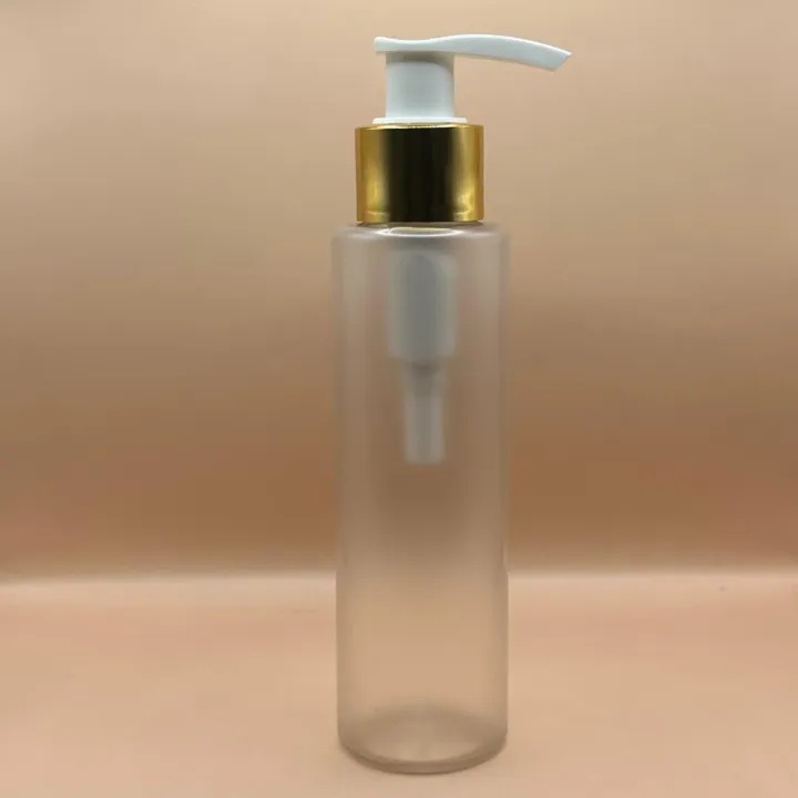 100ML PET Sleek Bottle with 24/410 L1 Dispenser Pump – Perfect for Lotion, Shampoo, and More