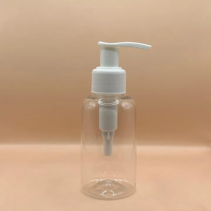 100ML PET Boston Bottle With 24/410 L1 Dispenser Pump – Premium Packaging for Personal Care