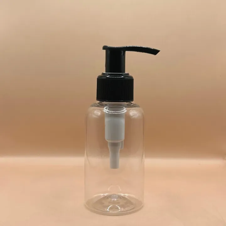 100ML PET Boston Bottle With 24/410 L1 Dispenser Pump – Premium Packaging for Personal Care