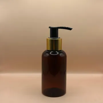 100ML PET Boston Bottle With 24/410 L1 Dispenser Pump - Ideal for Skincare and Personal Care
