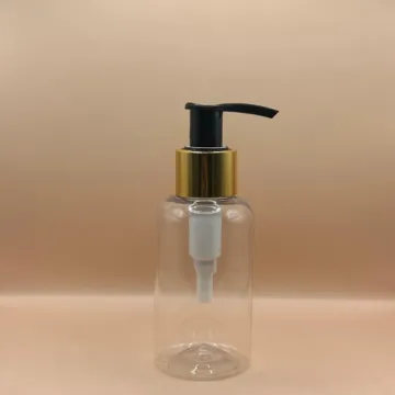 100ML PET Boston Bottle With 24/410 L1 Dispenser Pump - Ideal for Skincare and Personal Care