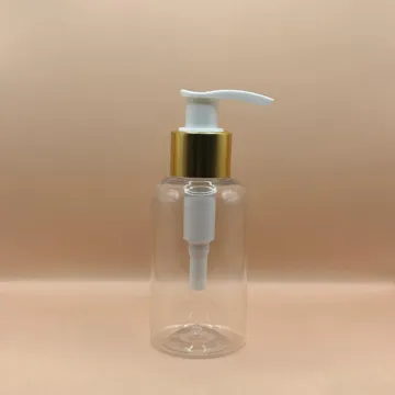 100ML PET Boston Bottle With 24/410 L1 Dispenser Pump - Ideal for Skincare and Personal Care
