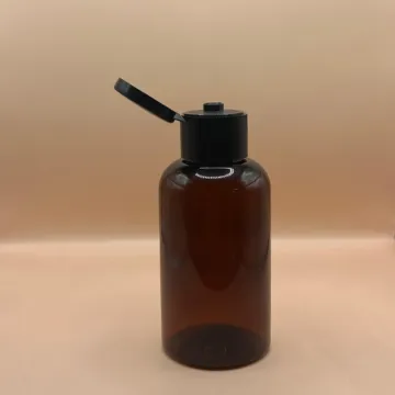 100ML PET Boston Bottle With 24/410 Flip-Top Cap – Ideal Packaging for Skincare and Personal Care Products