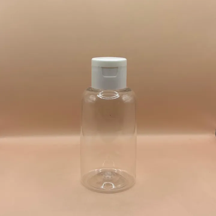 100ML PET Boston Bottle With 24/410 Flip-Top Cap – Ideal Packaging for Skincare and Personal Care Products