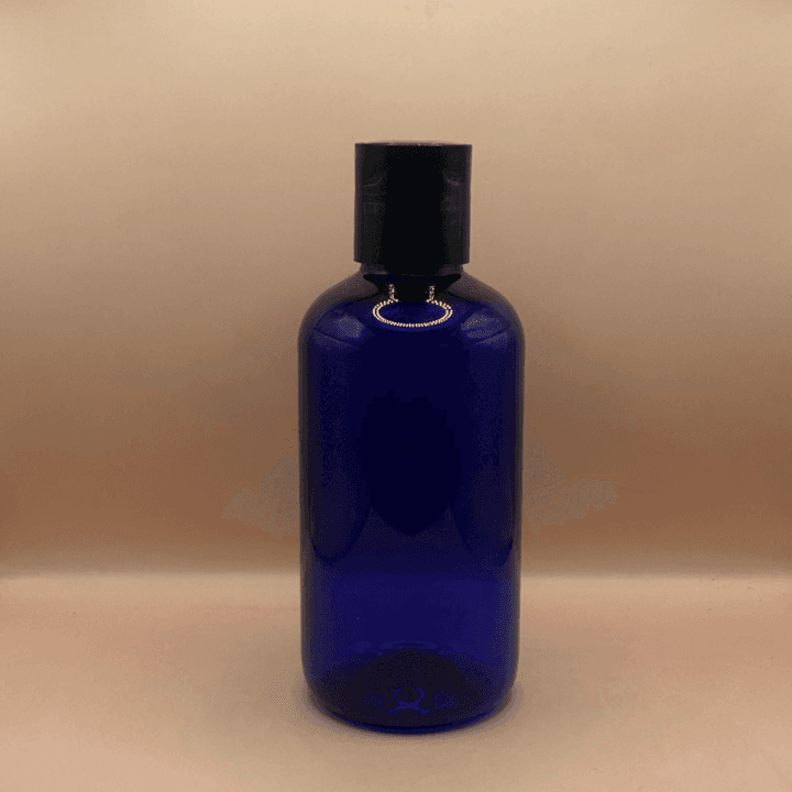 200ML PET Boston Bottle with 24/410 Disc-Top Cap - Perfect for Lotion, Shampoo, and Body Wash