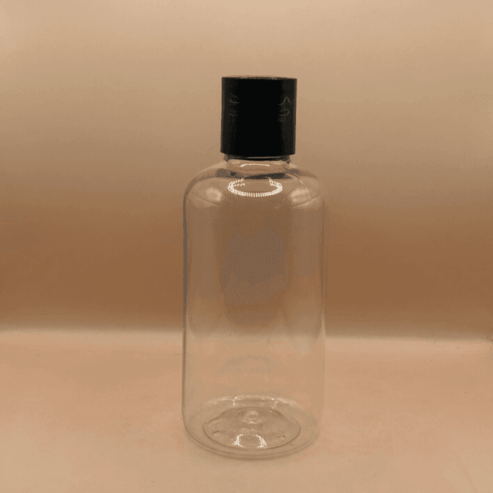 200ML PET Boston Bottle with 24/410 Disc-Top Cap - Perfect for Lotion, Shampoo, and Body Wash