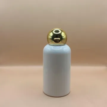 100ML PET Boston Bottle With 24/410 Dom Flip-Top Cap Golden Coating | Elegant Packaging for Personal Care