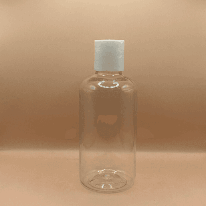 200ML PET Boston Bottle with 24/410 Disc-Top Cap - Perfect for Lotion, Shampoo, and Body Wash