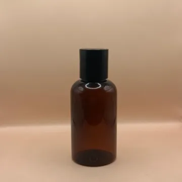 100ML PET Boston Bottle with 24/410 Disc-Top Cap | Premium Packaging for Skincare and Personal Care