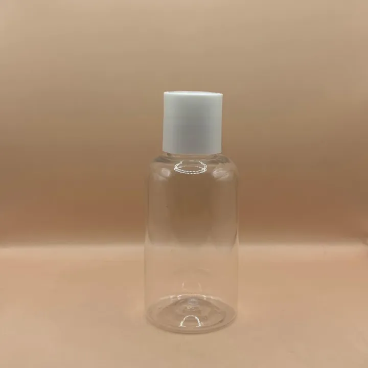 100ML PET Boston Bottle with 24/410 Disc-Top Cap | Premium Packaging for Skincare and Personal Care
