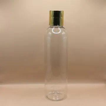 200ML PET Avon Bottle with 24/410 Disc-Top Cap Golden Coating | Premium Packaging for Lotions and Oils