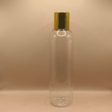 200ML PET Avon Bottle with 24/410 Screw Cap Golden | Premium Cosmetic Packaging