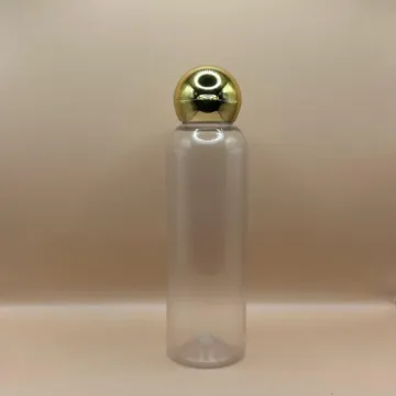120ML PET Avon Bottle With 24/410 Dom Flip-Top Cap Golden Coating – Premium Cosmetic Packaging