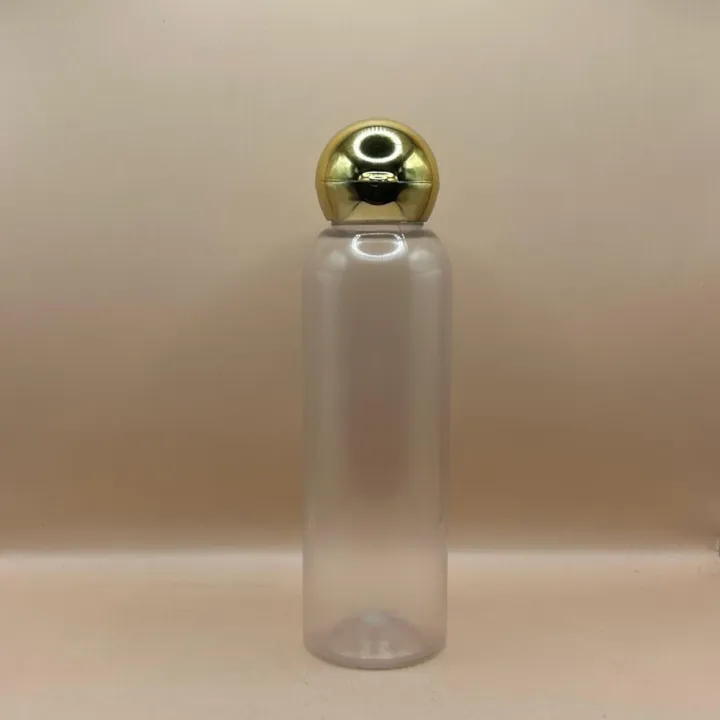 120ML PET Avon Bottle With 24/410 Dom Flip-Top Cap Golden Coating – Premium Cosmetic Packaging