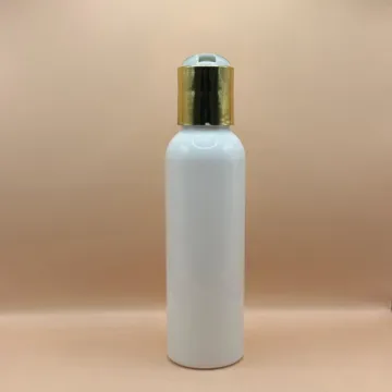 120ML Pet Avon Bottle With 24/410 Dis-Top Cap Golden Coating | Premium Cosmetic Packaging