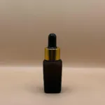 10ML Glass Square Amber Bottle 18MM Dropper | Essential Oil Serum Liquid Bottle