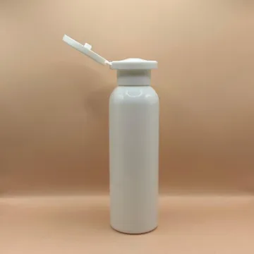 120ML PET Bottle with 24/410 Mushroom Flip-Top Cap for Skincare and Personal Care Packaging