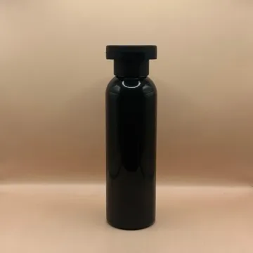 120ML PET Bottle with 24/410 Mushroom Flip-Top Cap for Skincare and Personal Care Packaging