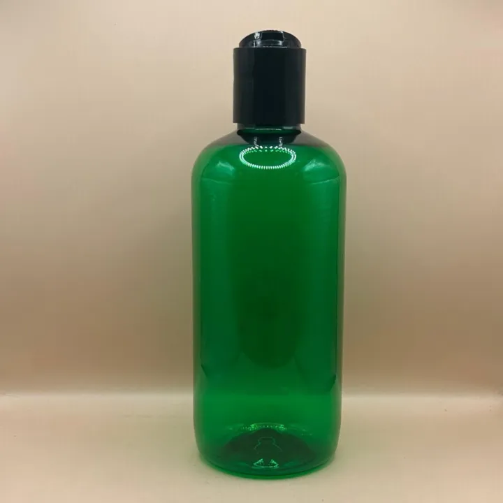 300ML PET Boston Bottle with 24/410 Disc-Top Cap | Premium Cosmetic & Personal Care Packaging