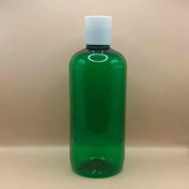 300ML PET Boston Bottle with 24/410 Disc-Top Cap | Premium Cosmetic & Personal Care Packaging