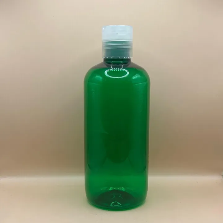 300ML PET Boston Bottle with 24/410 Disc-Top Cap | Premium Cosmetic & Personal Care Packaging