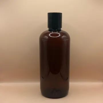 300ML PET Boston Bottle with 24/410 Disc-Top Cap | Premium Cosmetic & Personal Care Packaging