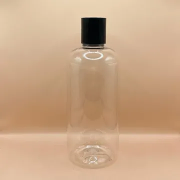 300ML PET Boston Bottle with 24/410 Disc-Top Cap | Premium Cosmetic & Personal Care Packaging