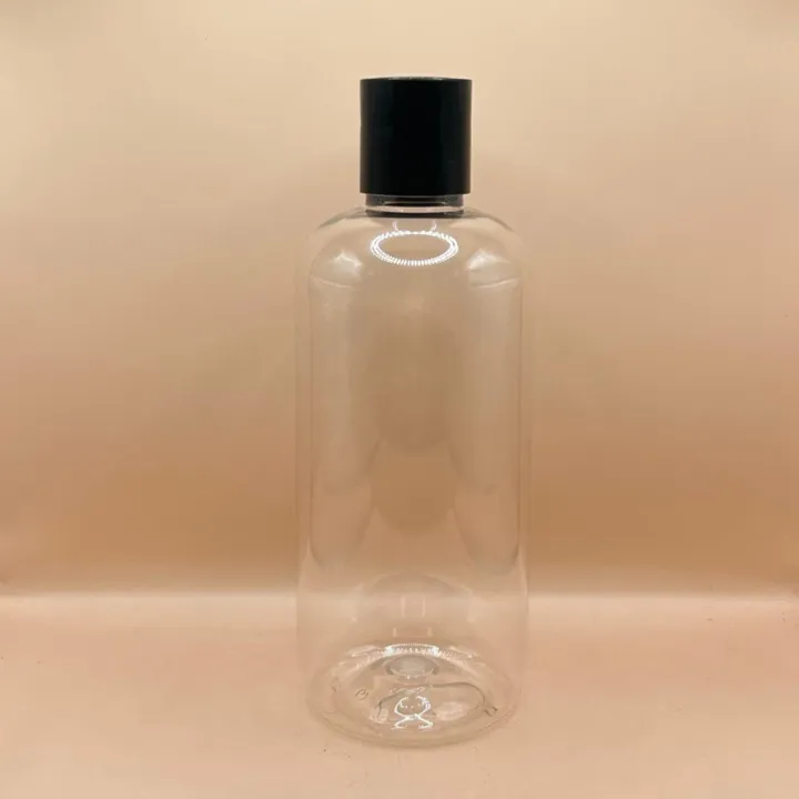 300ML PET Boston Bottle with 24/410 Disc-Top Cap | Premium Cosmetic & Personal Care Packaging
