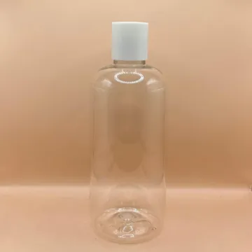 300ML PET Boston Bottle with 24/410 Disc-Top Cap | Premium Cosmetic & Personal Care Packaging
