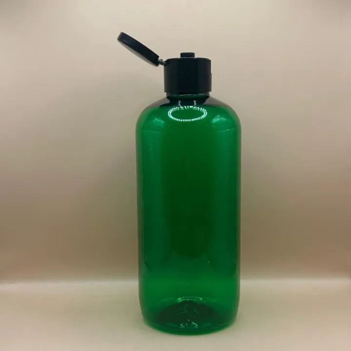 300ML PET Boston Bottle with 24/410 Flip-Top Cap | Durable & Leak-Proof Packaging for Personal Care & Cosmetics
