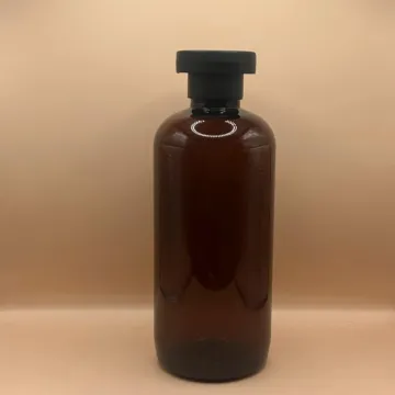300ML PET Boston Bottle With 24/410 Mushroom Flip-Top Cap | Premium Cosmetic & Personal Care Packaging