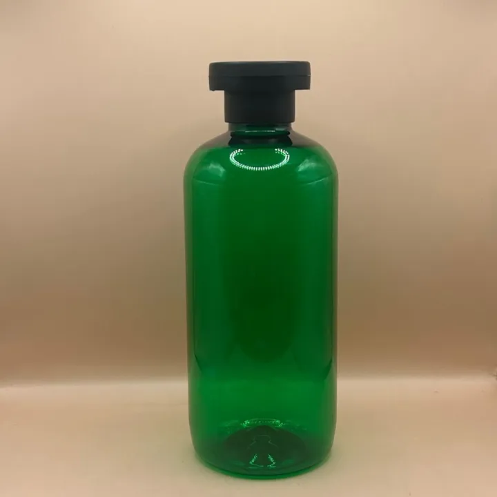300ML PET Boston Bottle With 24/410 Mushroom Flip-Top Cap | Premium Cosmetic & Personal Care Packaging