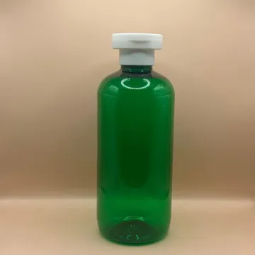 300ML PET Boston Bottle With 24/410 Mushroom Flip-Top Cap | Premium Cosmetic & Personal Care Packaging