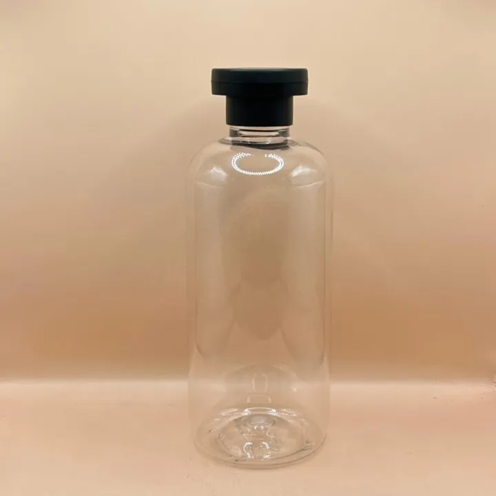 300ML PET Boston Bottle With 24/410 Mushroom Flip-Top Cap | Premium Cosmetic & Personal Care Packaging