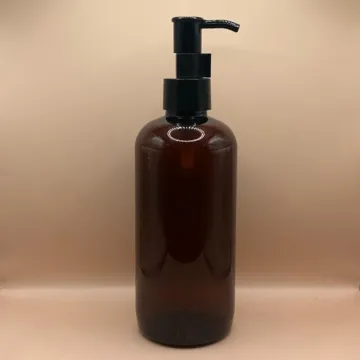 300ML PET Boston Bottle with 24/410 SPDPOH Pump - Ideal for Shampoo, Lotion, and Body Wash Packaging