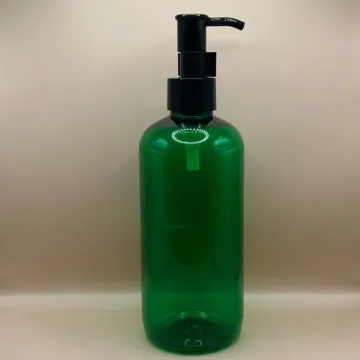 300ML PET Boston Bottle with 24/410 SPDPOH Pump - Ideal for Shampoo, Lotion, and Body Wash Packaging