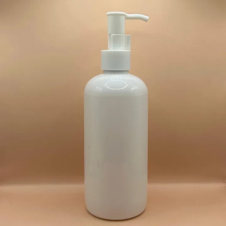 300ML PET Boston Bottle with 24/410 SPDPOH Pump - Ideal for Shampoo, Lotion, and Body Wash Packaging