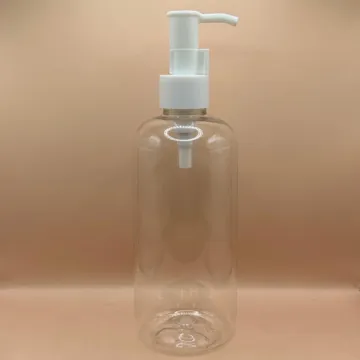 300ML PET Boston Bottle with 24/410 SPDPOH Pump - Ideal for Shampoo, Lotion, and Body Wash Packaging