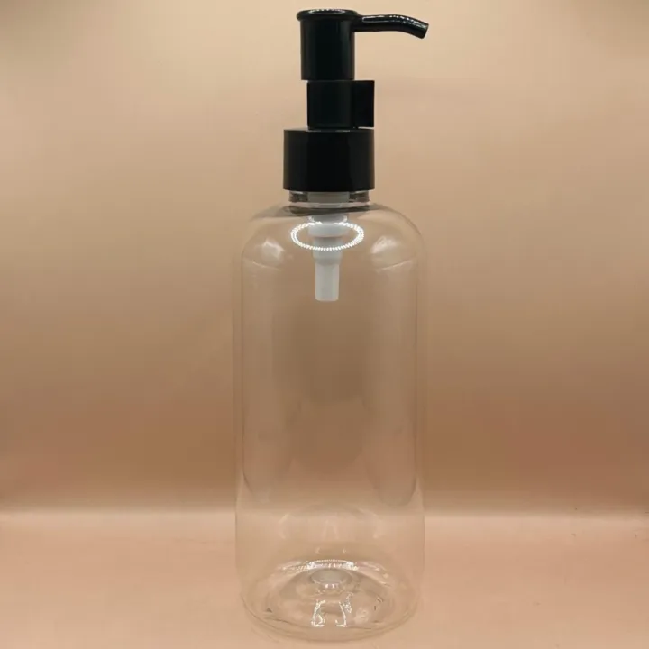 300ML PET Boston Bottle with 24/410 SPDPOH Pump - Ideal for Shampoo, Lotion, and Body Wash Packaging