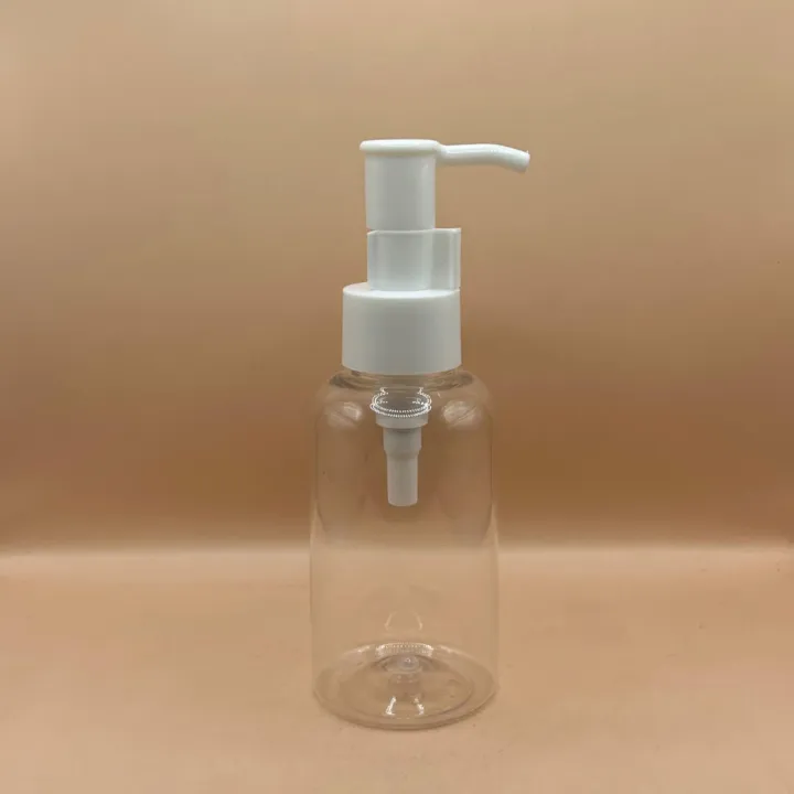 100ML PET Boston Bottle With 24/410 SPDPOH Pump – Premium Skincare & Cosmetic Packaging