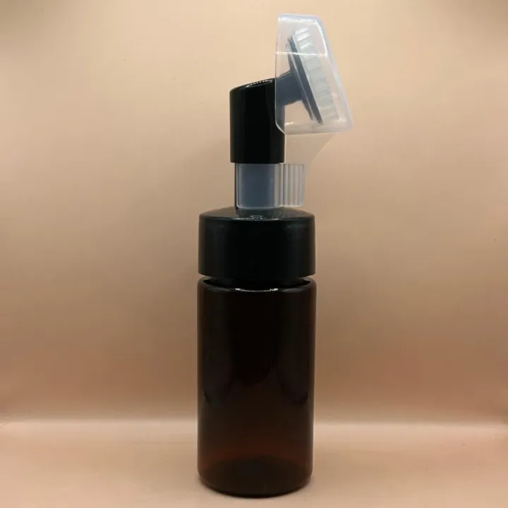 100ML PET Foam Bottle With 42MM Silicon Brush – Perfect for Facewash & Skincare
