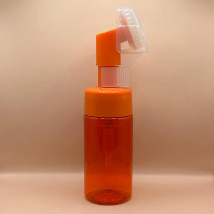 100ML PET Foam Bottle With 42MM Silicon Brush – Perfect for Facewash & Skincare