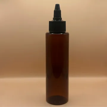 100ML PET Sleek Bottle with 24/410 Twist Cap for Oil Packaging