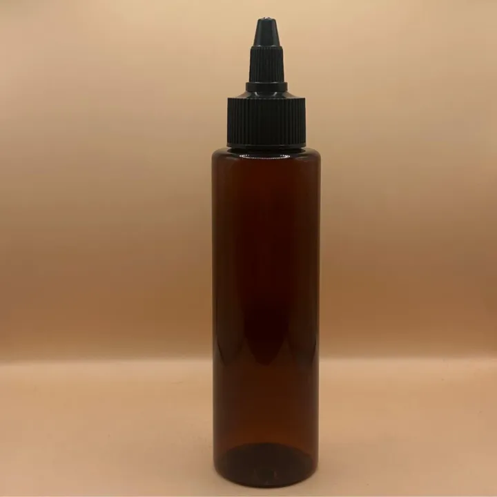 100ML PET Sleek Bottle with 24/410 Twist Cap for Oil Packaging