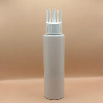 100ML PET Sleek Bottle with 24/410 Comb Applicator - Perfect for Hair Care and Personal Care Products